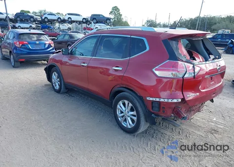 2016 Nissan Rogue Sv z USA, uszkodzony, nr VIN KNMAT2MT9GP621959
